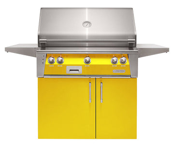 Alfresco ALXE 36-Inch Freestanding Grill With Rotisserie