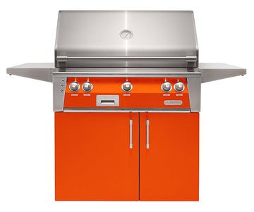 Alfresco ALXE 36-Inch Freestanding Grill With Rotisserie