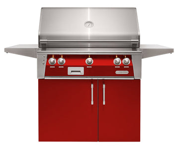 Alfresco ALXE 36-Inch Freestanding Grill With Rotisserie