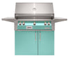 Alfresco ALXE 36-Inch Freestanding Grill With Rotisserie