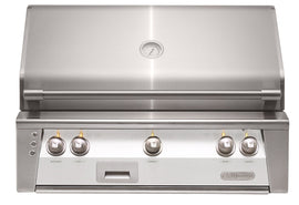 Alfresco ALXE 36-Inch Built-In Grill With Rotisserie
