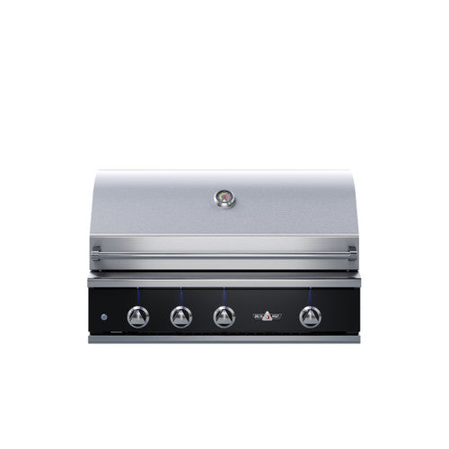 Delta Heat 38 Inch Gas Grill with Infrared Rotisserie - Black Control Panel