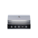 Delta Heat 38 Inch Gas Grill with Infrared Rotisserie - Black Control Panel