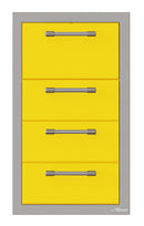 Alfresco 17-Inch Triple Drawer and Towel Holder Combo