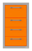 Alfresco 17-Inch Triple Drawer and Towel Holder Combo