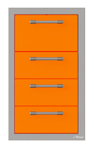 Alfresco 17-Inch Triple Drawer and Towel Holder Combo