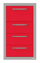 Alfresco 17-Inch Triple Drawer and Towel Holder Combo