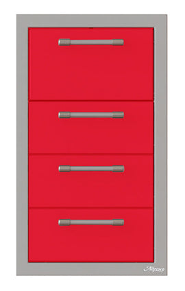 Alfresco 17-Inch Triple Drawer and Towel Holder Combo