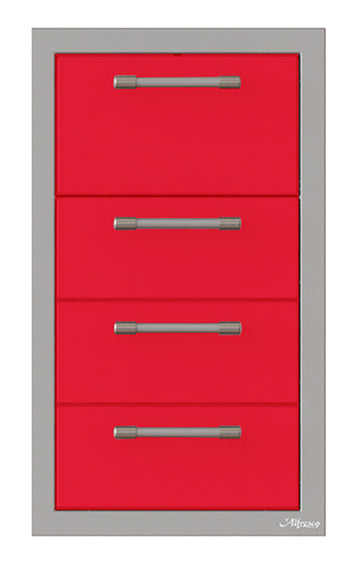 Alfresco 17-Inch Triple Drawer and Towel Holder Combo