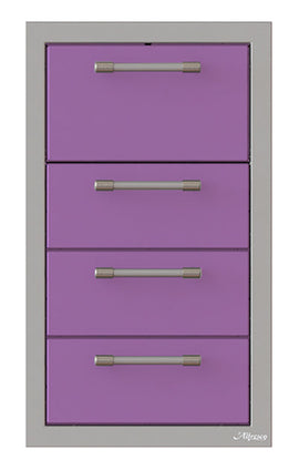 Alfresco 17-Inch Triple Drawer and Towel Holder Combo