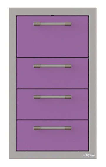 Alfresco 17-Inch Triple Drawer and Towel Holder Combo