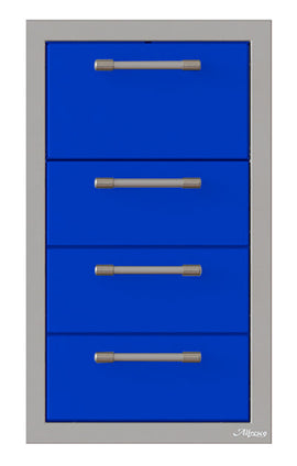 Alfresco 17-Inch Triple Drawer and Towel Holder Combo