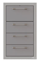 Alfresco 17-Inch Triple Drawer and Towel Holder Combo