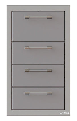 Alfresco 17-Inch Triple Drawer and Towel Holder Combo