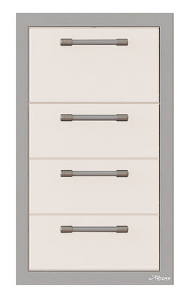 Alfresco 17-Inch Triple Drawer and Towel Holder Combo