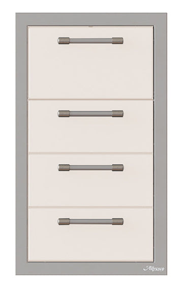 Alfresco 17-Inch Triple Drawer and Towel Holder Combo