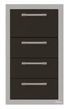 Alfresco 17-Inch Triple Drawer and Towel Holder Combo