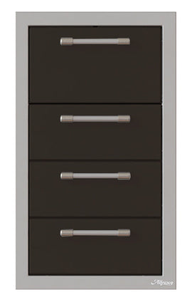 Alfresco 17-Inch Triple Drawer and Towel Holder Combo