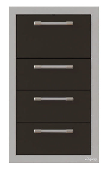 Alfresco 17-Inch Triple Drawer and Towel Holder Combo