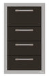 Alfresco 17-Inch Triple Drawer and Towel Holder Combo