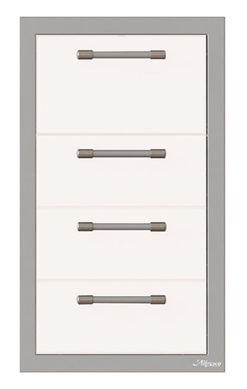 Alfresco 17-Inch Triple Drawer and Towel Holder Combo