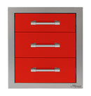Alfresco 17-Inch Three-Tier Storage Drawers