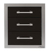 Alfresco 17-Inch Three-Tier Storage Drawers