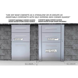 Sunstone Outdoor Kitchen 3-Inch Stainless Steel Corner Guard