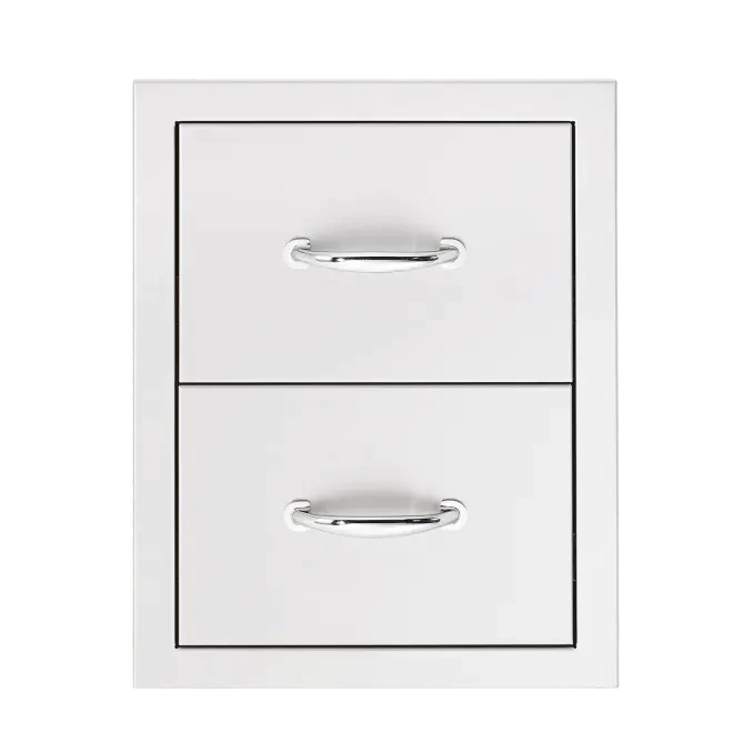 TrueFlame 17" Vertical 2-Drawer & Paper Towel Holder Combo Masonry