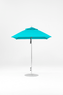 454FM-SQ-R171 Turquoise-Brushed Silver