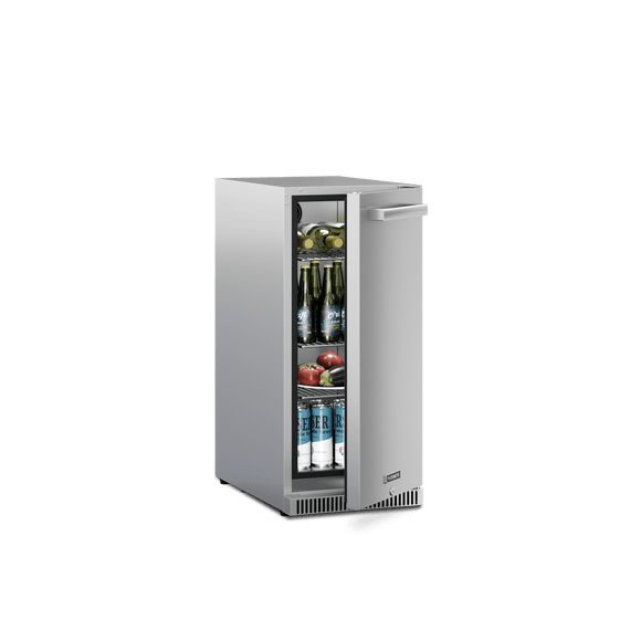 Dometic 15 Inch Outdoor Refrigerator with Solid Door and Lock