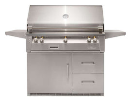 Alfresco ALXE 42-Inch Grill on Refrigerated Cart