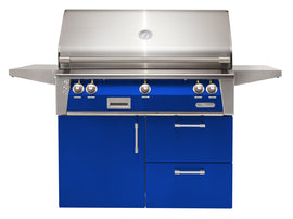 Alfresco ALXE 42-Inch Freestanding Gas Grill On Deluxe Cart