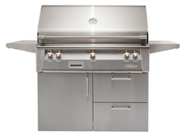 Alfresco ALXE 42-Inch Freestanding Gas Grill On Deluxe Cart