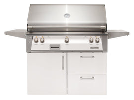 Alfresco ALXE 42-Inch Freestanding Gas Grill On Deluxe Cart