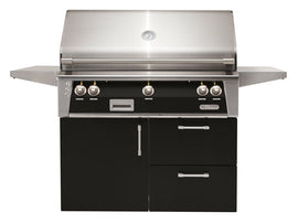 Alfresco ALXE 42-Inch Freestanding Gas Grill On Deluxe Cart