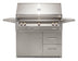 Alfresco ALXE 42-Inch Grill on Refrigerated Cart