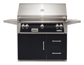 Alfresco ALXE 42-Inch Grill on Refrigerated Cart