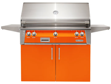 Alfresco ALXE 42-Inch Freestanding Grill With Rotisserie