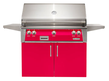 Alfresco ALXE 42-Inch Freestanding Grill With Rotisserie