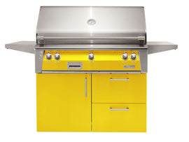 Buy traffic-yellow-gloss Alfresco 42-Inch Deluxe Cart