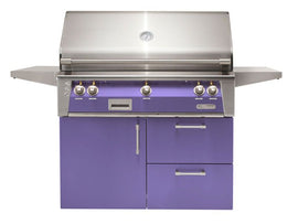 Buy blue-lilac-gloss Alfresco 42-Inch Deluxe Cart