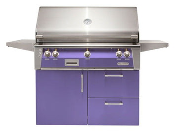 Buy blue-lilac-gloss Alfresco 42-Inch Deluxe Cart