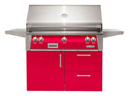 Buy raspberry-red-gloss Alfresco 42-Inch Deluxe Cart