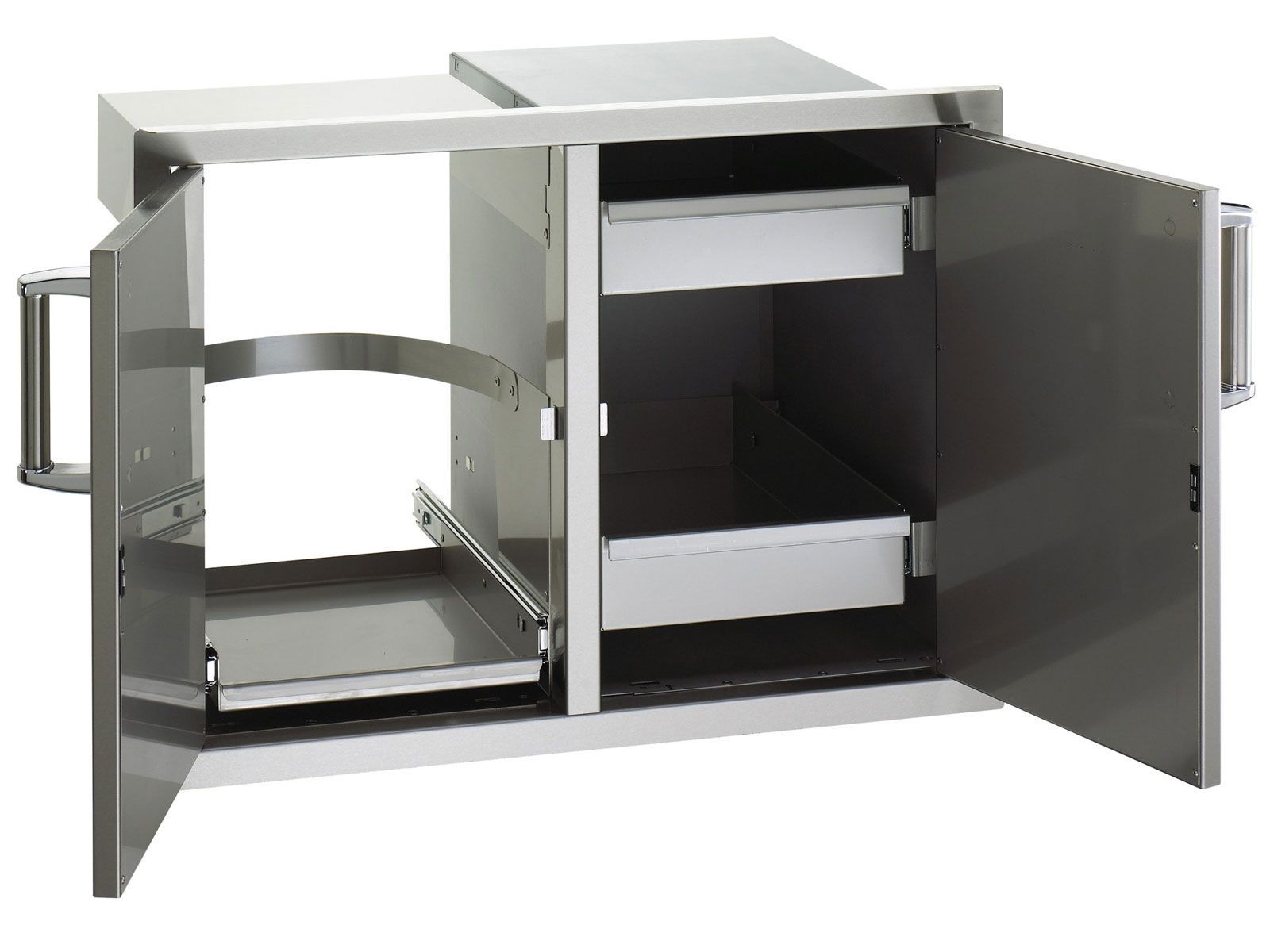 Fire Magic Double Doors w/ Tank Tray, Louvers & Dual Drawers