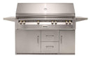 Alfresco 56-Inch Luxury All Grill with Refrigerated Cart