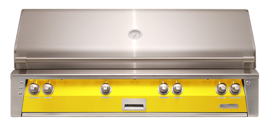 Buy traffic-yellow-gloss Alfresco ALXE 56-Inch Built-In Grill With Sear Zone &amp; Rotisserie