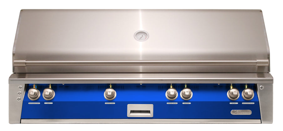 Buy ultramarine-blue-gloss Alfresco ALXE 56-Inch Built-In Grill With Sear Zone &amp; Rotisserie