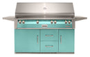 Alfresco 56-Inch Luxury All Grill with Refrigerated Cart