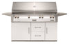 Alfresco 56-Inch Luxury All Grill with Refrigerated Cart